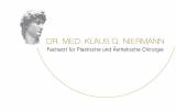 Logo Plastischer Chirurg : Dr. med. Klaus G. Niermann, Praxis für ästhetisch-plastische Chirurgie, , Wiesbaden