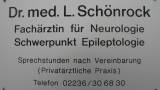 Logo Neurologin : Dr. med. Lisa Manuela Schönrock, Neurologische Privatpraxis Dr. med. L. Schönrock, Schwerpunktpraxis für Epilepsien Verkehrsmedizin, Wesseling