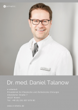 Portrait Dr. med. Daniel Talanow, e-sthetic®, Privatklinik für Plastische und Ästhetische Chirurgie, Essen, Plastischer Chirurg