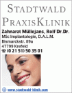 Portrait Dr. Dr. Rolf Müllejans, Stadtwald PraxisKlinik, Zahnarzt-Zentrum für Zahngesundheit und Ästhetik, Krefeld, MKG-Chirurg, Zahnarzt, Oralchirurg