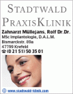 Portrait Dr. Dr. Rolf Müllejans, Stadtwald PraxisKlinik, Zahnarzt-Zentrum für Zahngesundheit und Ästhetik, Krefeld, Zahnarzt, Oralchirurg, MKG-Chirurg