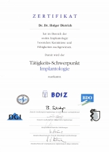 , Dr.med.Dr.med.dent. Holger Dietrich, Gemeinschaftspraxis Dres. Dietrich, Fachpraxis Mund-Kiefer-Gesichtschirurgie,Implantologie (zertifiziert DGMKG), Emden, Zahnarzt, MKG-Chirurg