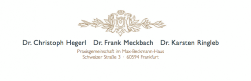 , Dr. med. dent. Frank Meckbach, Praxisgemeinschaft im Max-Beckmann-Haus, Dr. Hegerl, Dr. Meckbach & Dr. Ringleb, Frankfurt am Main, Zahnarzt, Oralchirurg